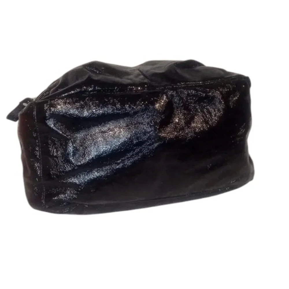 Tylie Malibu | black patent leather | hobo shoulder bag | GUC - Picture 6 of 8